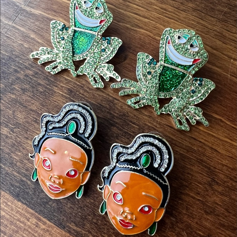 Princess and the Frog Earring Set